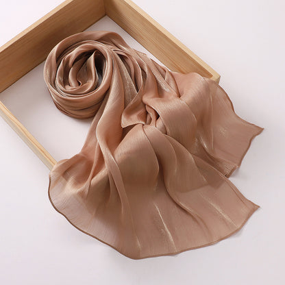 Breathable Cool Island Satin Smooth Silk Toe Scarf 751b29d0 f850 41a8 ac13 a88a600806ee