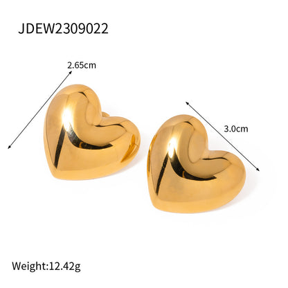 Aubree Gold Heart Earrings 7522837c 2257 456c bc96 2c3e66140b9c