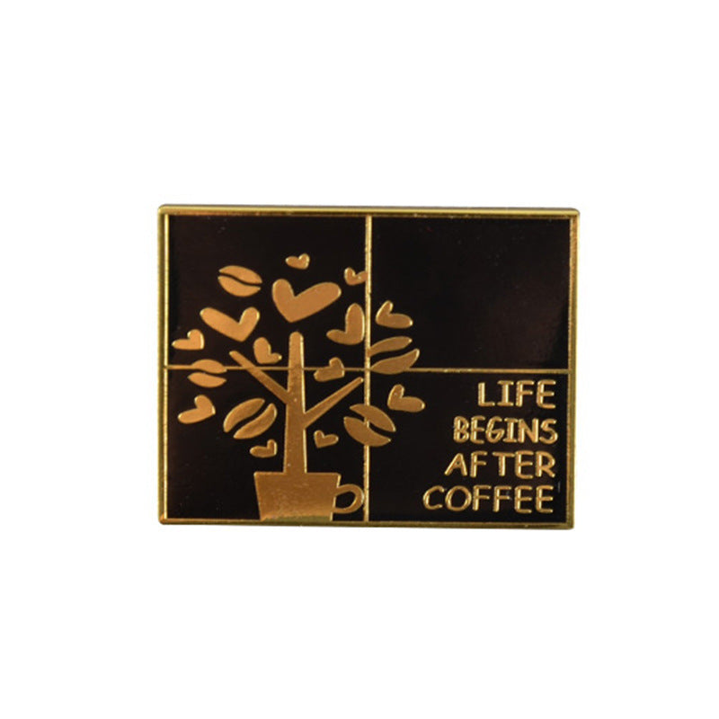 Design Barista Badge Cafe Ornament Souvenir Barista Brooch Gift 7527003f e1ea 48a4 a53d fd1b0c913d82