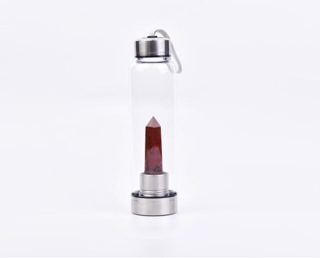 Natural hexagonal crystal column energy glass creative water cup spa tea cup water cup crystal column magic wand 752790786010