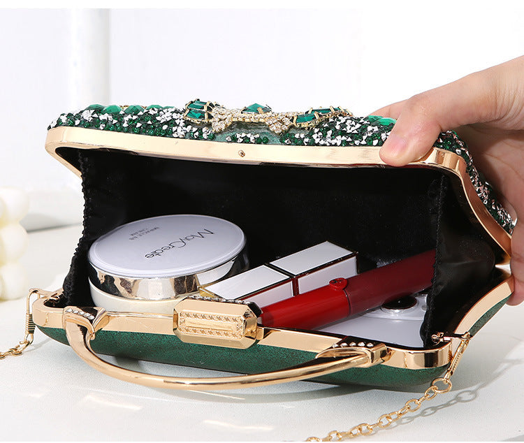 New Metal Handheld Handmade Diamond Inlaid Dinner Bag 752819d3 f00f 4727 93c9 ded196c8129f