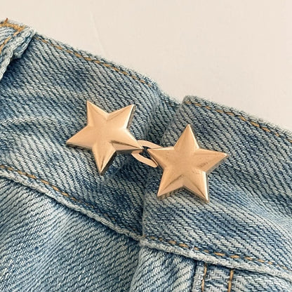 Five-pointed Star Belt Buckle Pants Waist Of Trousers Tightening Artifact 7533db76 fa00 48f1 b5b9 1e995141d5bf