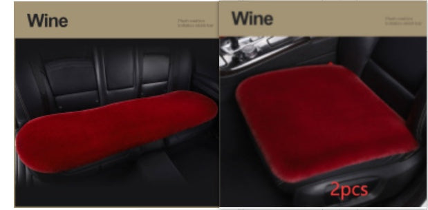 Car Seat Winter Plush Single Seat Square Cushion 7545dcd3 7f11 4027 8494 1941da711540