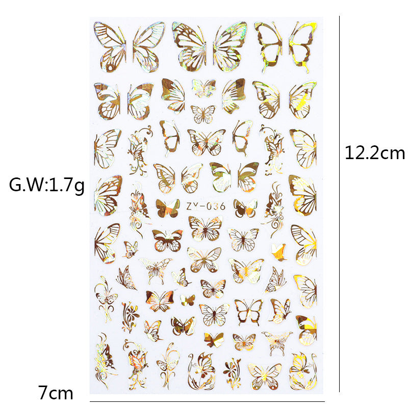 Butterfly Nail Sticker Simulation Bronzing Laser 75530384 d7d1 44c5 9dfd d0669d60dbb1