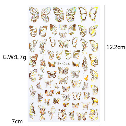 Butterfly Nail Sticker Simulation Bronzing Laser 75530384 d7d1 44c5 9dfd d0669d60dbb1
