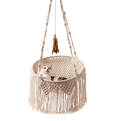 Nordic Bohemian Woven Tapestry Net Pocket Cat Nest 75632d65 98d9 4a0d 8087 ab6331e83192