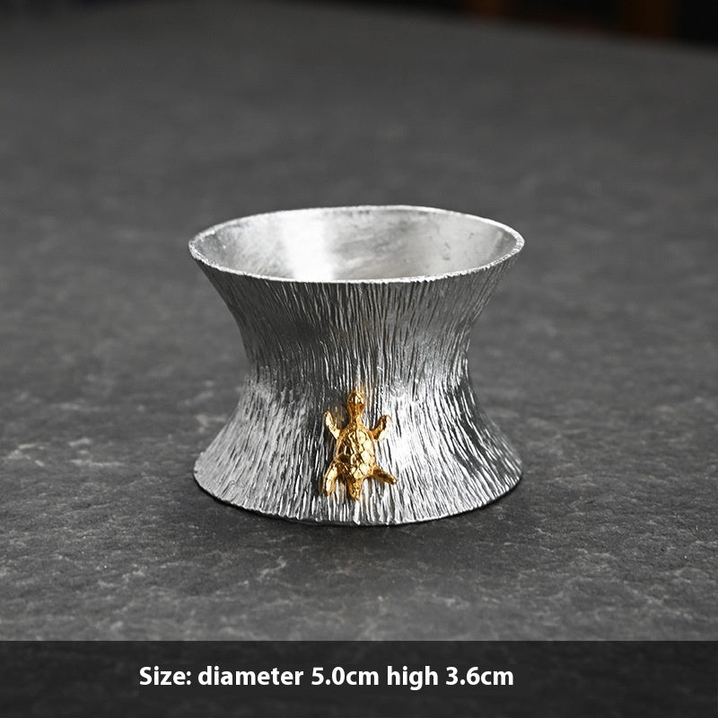 Creative Tea Strainer Tin Tea Funnel Pure Tin Tea Set 7573bd33 89b3 401c aeb2 2ff90f0d7111 trans