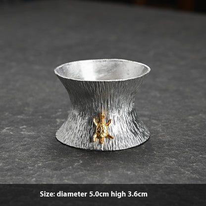 Creative Tea Strainer Tin Tea Funnel Pure Tin Tea Set 7573bd33 89b3 401c aeb2 2ff90f0d7111 trans
