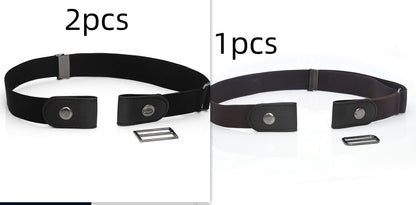 New Slim Elastic Invisible Belt Simple Lazy Belt Fat Elastic Leather 757dcf92 5ee6 47ab b63f 702178b319d7