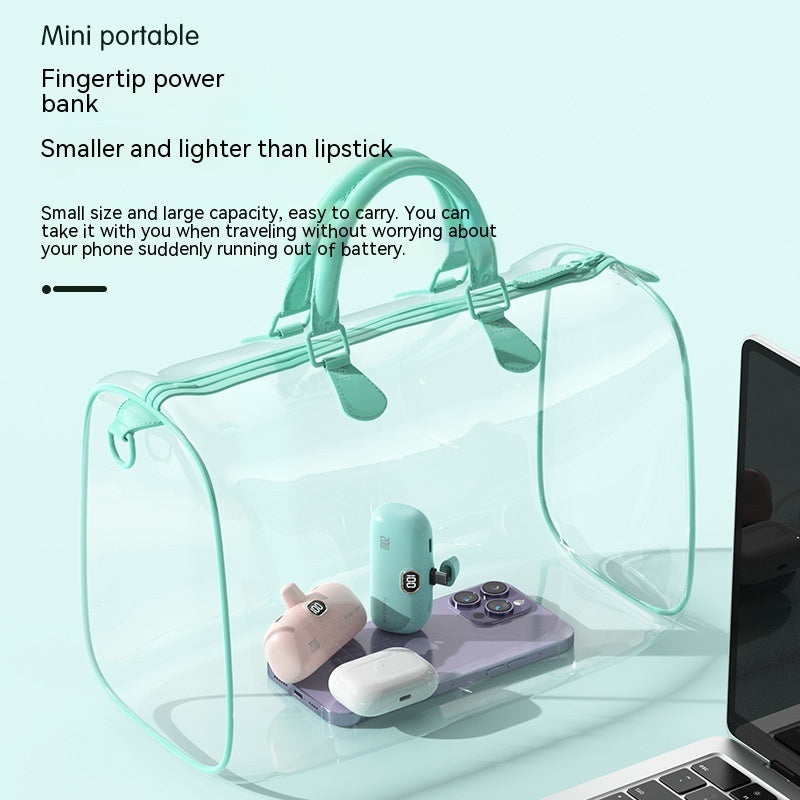 Pocket Wireless Capsule Power Bank Small Portable Power Source Power Bank Mini Fast Charge - 图片 5