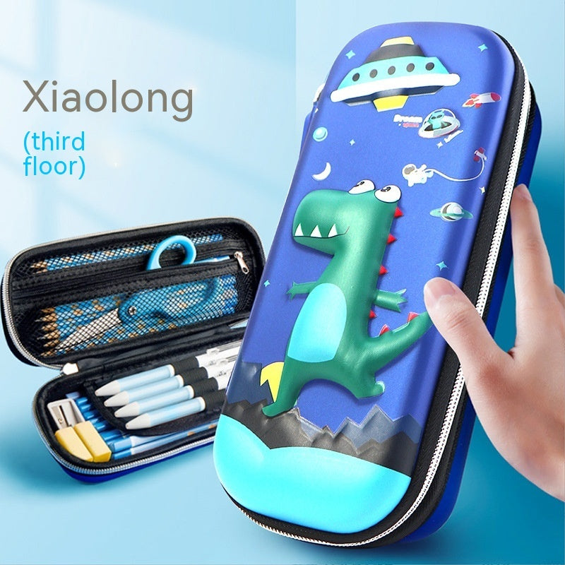 Three-dimensional Pencil Case Primary School Kindergarten Cartoon Large Capacity Pencil Case Pencil Box - 图片 8