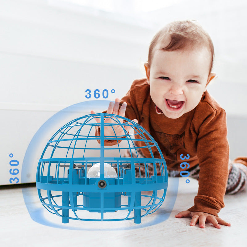 Suspended ball induction quadcopter children's toy 7591046080809
