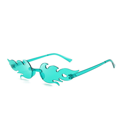 Flame Sunglasses Frameless Personality Colorful 7591f002 1f18 429a adff dd32a5b2ebd1