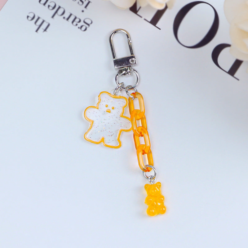 Acrylic Bear Headphone Accessories Keychain Girl Heart 75954540 7d2a 4d9e aa4e d116d980d4c4