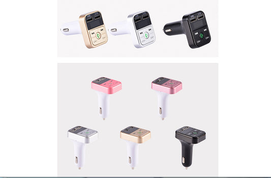 B2 car Bluetooth MP3 hands-free phone car MP3 player FM transmitter car charger receiver car charger 759748091756