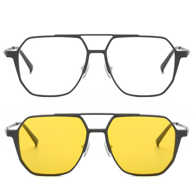 Driving Men's Three-in-one Magnetic Aluminum Magnesium Glasses 759bb14d fa74 40c4 ab8a fc91e505af2d