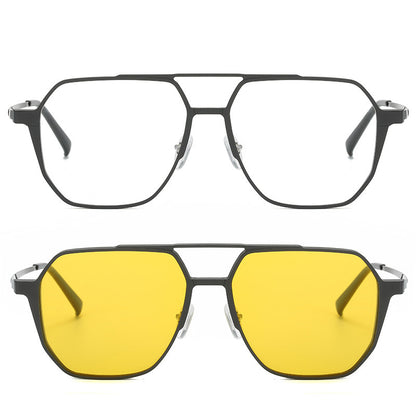 Driving Men's Three-in-one Magnetic Aluminum Magnesium Glasses 759bb14d fa74 40c4 ab8a fc91e505af2d