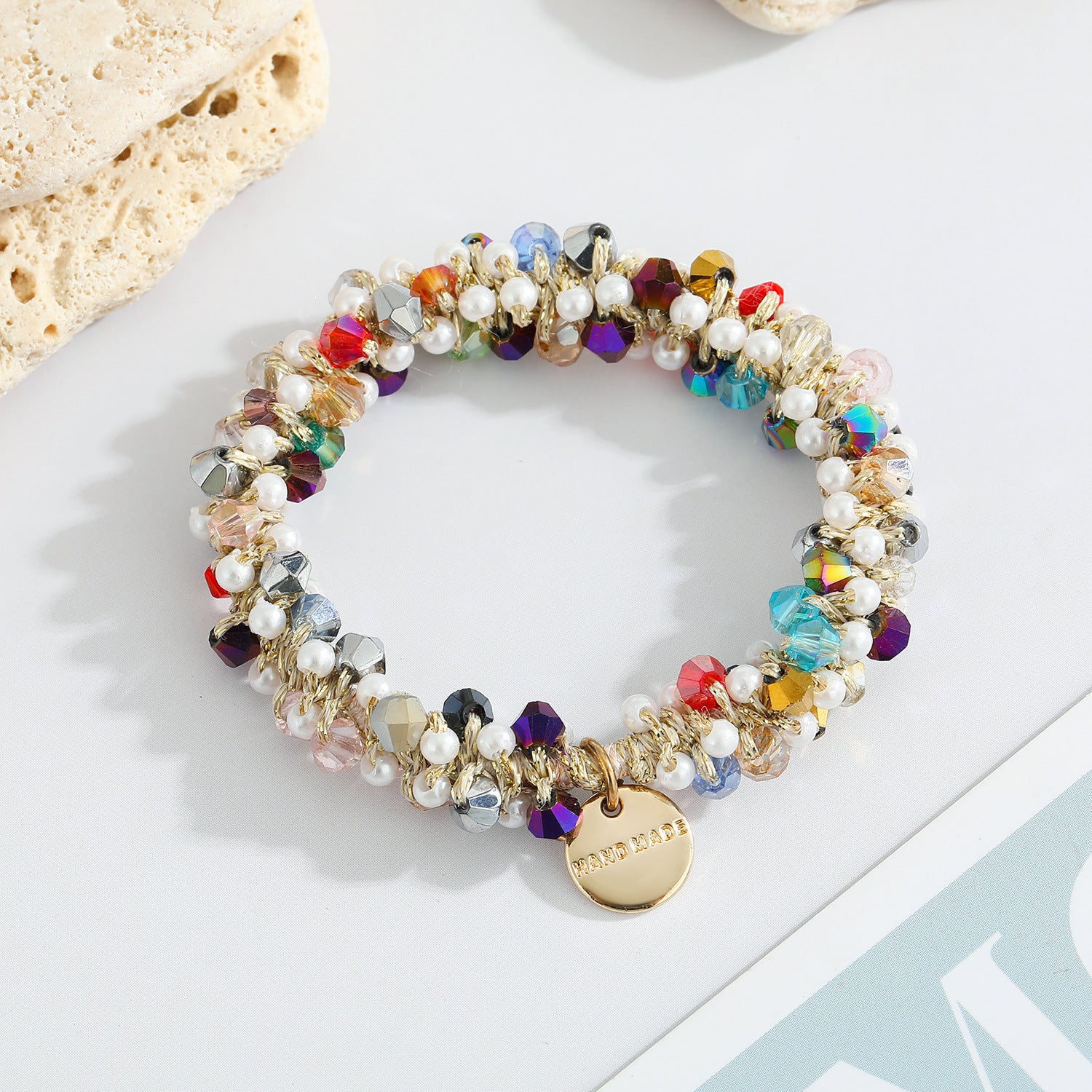 Multicolor Crystal Pearl Hair Ring Simple Girl Tieshair Bands Ins 75a1ec5a 6194 4998 b746 8050d01f91d0