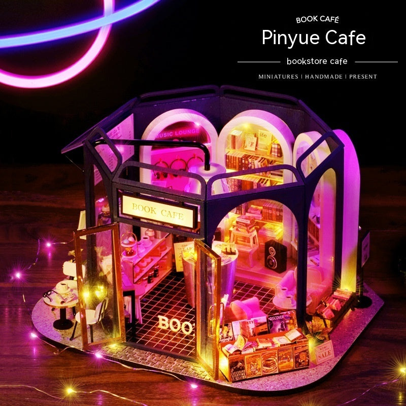 Cute Room Diy Cottage Tasting Cafe Wooden Hand-assembled Villa Model 75c2bb08 8e8c 47de bf52 b9d69d70ba78