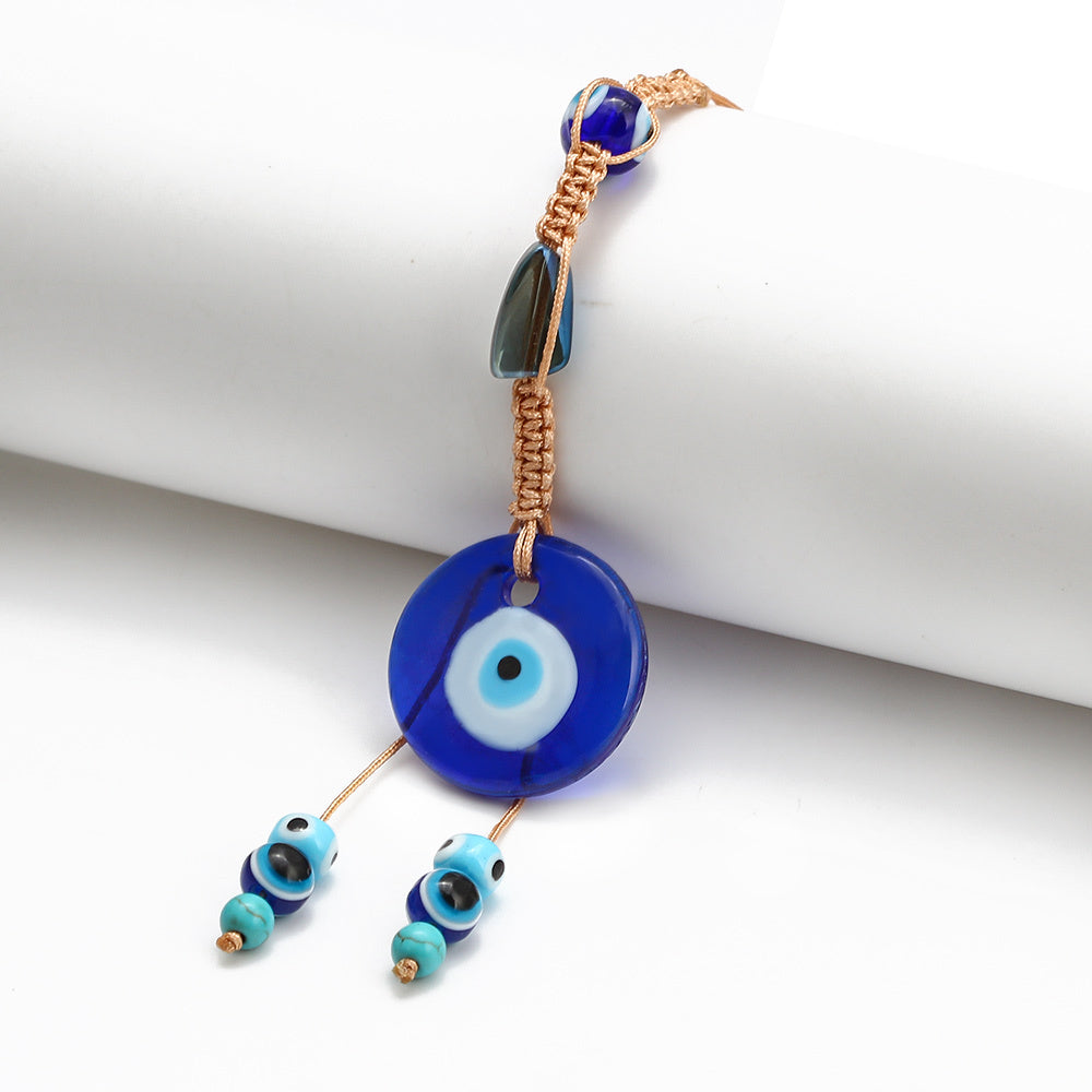 Evil Eye Bead Ornaments Wall Decoration Braided String Decoration Home Living Room Car 75d41c17 faa6 4fca aa00 e45fd38acad3