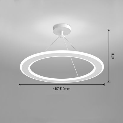 Simple Modern Circular Bedroom Study Chandelier 75e4bb29 f376 41cc 8038 b6b133e37792