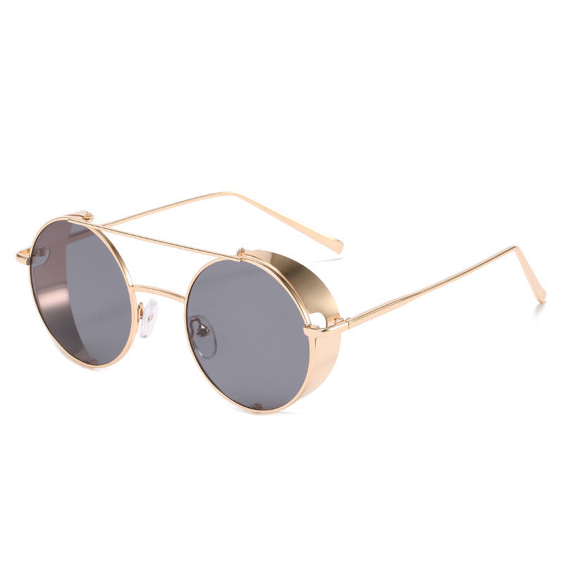 New Metal Double Beam Sunglasses Retro Round Glasses 75f339e8 94e0 4bde a849 f10f5e55edd5