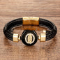 European And American Fashion Outer Stone Leather Cord Braided Bracelet 75f930e2 23b4 47f1 bb91 0678781d3ab4 3a44cf23 7f70 44