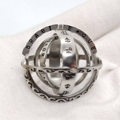 Germany Astronomical Ball Ring Necklace Europe And America Flip Deformation Universe Globe 761f9ba8 73bc 4226 b540 d56626f739