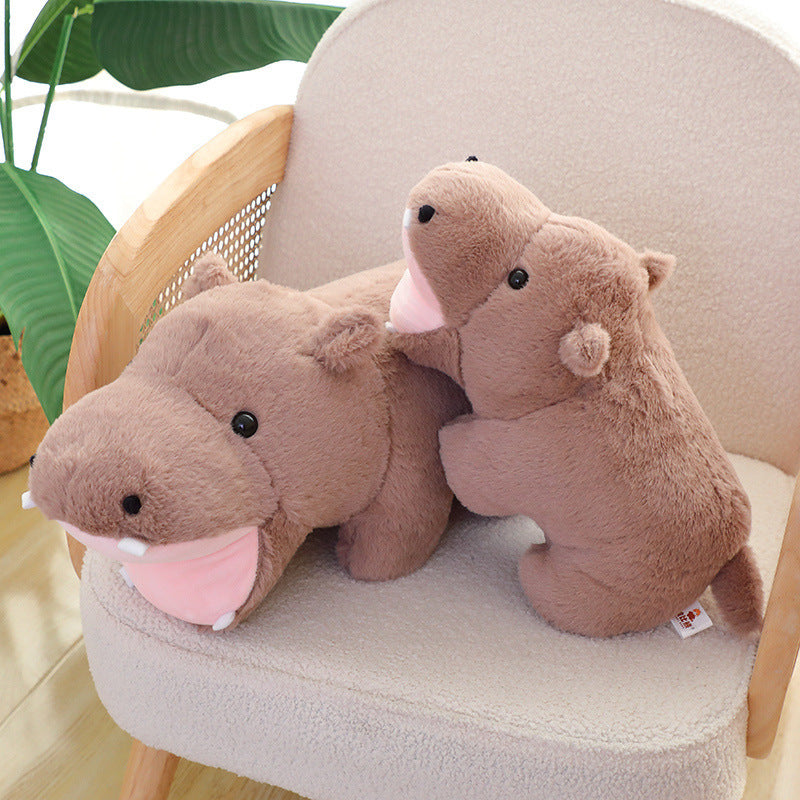 Cute Fat Hippo Plush Doll Doll Pillow Cushion 76288112 3714 4e8d 8755 09249c938ff3