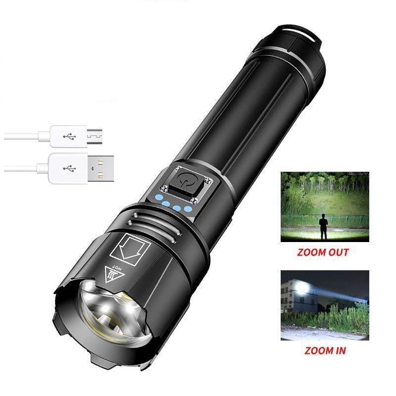 30W White Laser Telescopic Focusing Flashlight - HD Wireless Product #3