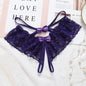 Women's Underwear Transparent Temptation T-shaped Panties Low Waist Lace Crotch-free Breathable Briefs 76396b1c ff65 493e 87b