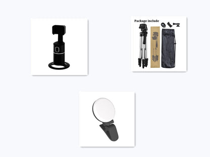 Smart Face Recognition Tracking PTZ Mobile Phone Stand Anchor Live Broadcast Stand - 图片 25