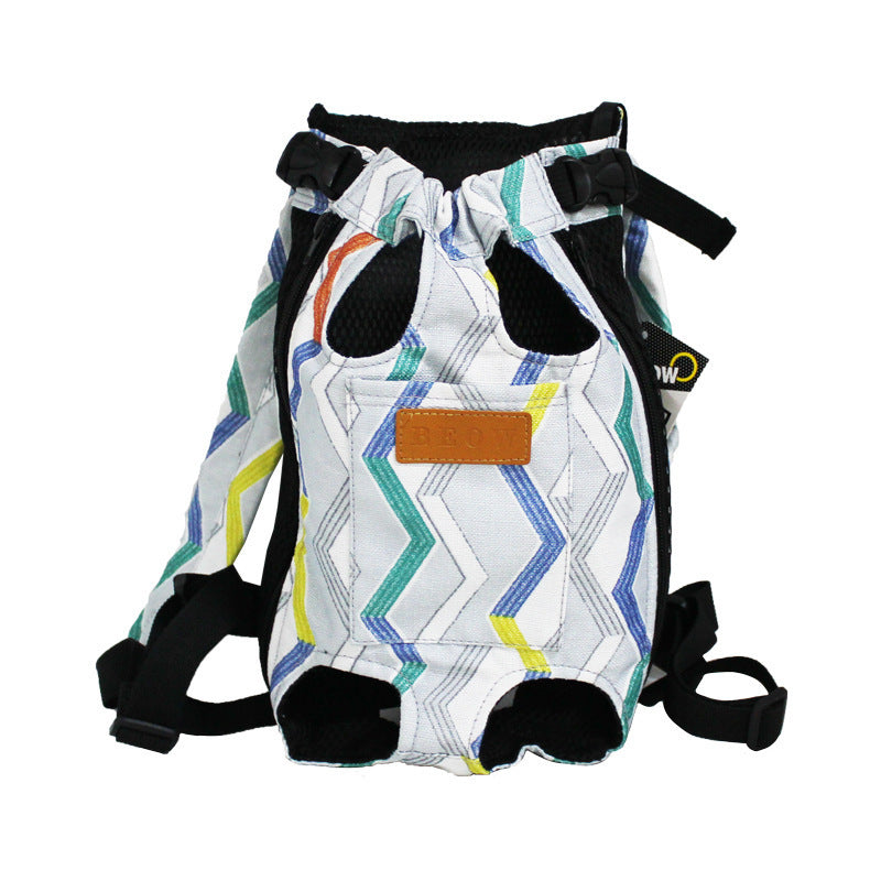 Portable Breathable Comfortable Pet Four-leg Canvas Backpack 763dd0f4 8928 4911 9e46 df163fb6e676