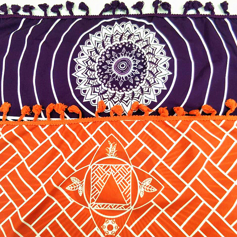 Bohemia India Mandala Blanket Beach Yoga Mat 76480889142