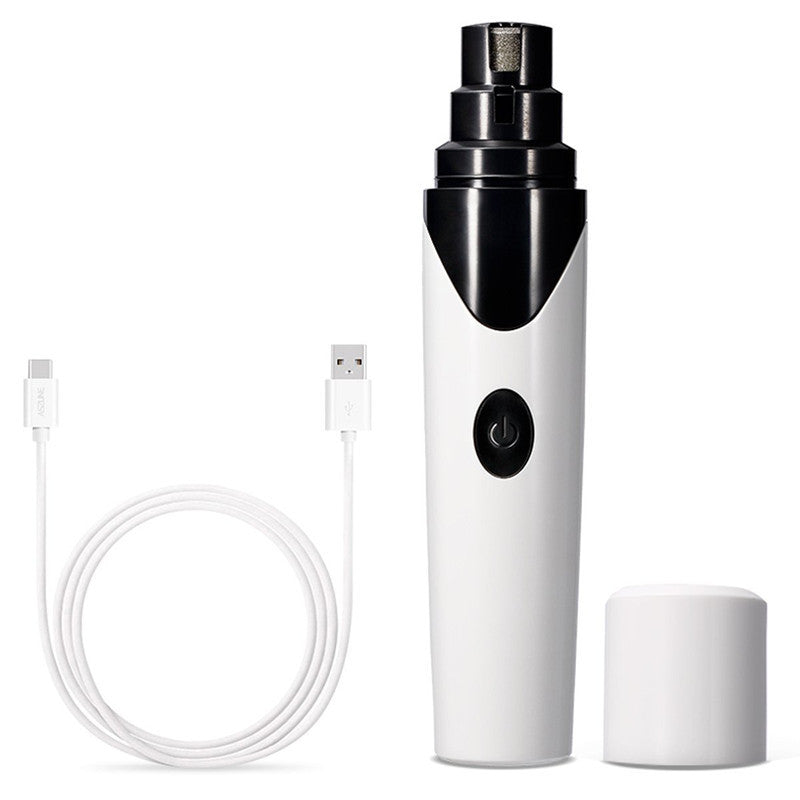 Rechargeable USB Pet Automatic Dog Nail Grinder Animal Clipper 765136504195
