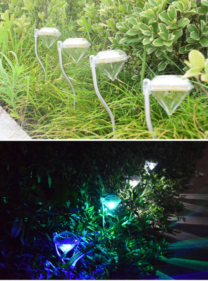 Solar Powered Garden Diamond Light 765281071188