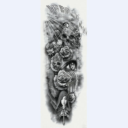 Full arm tattoo stickers
