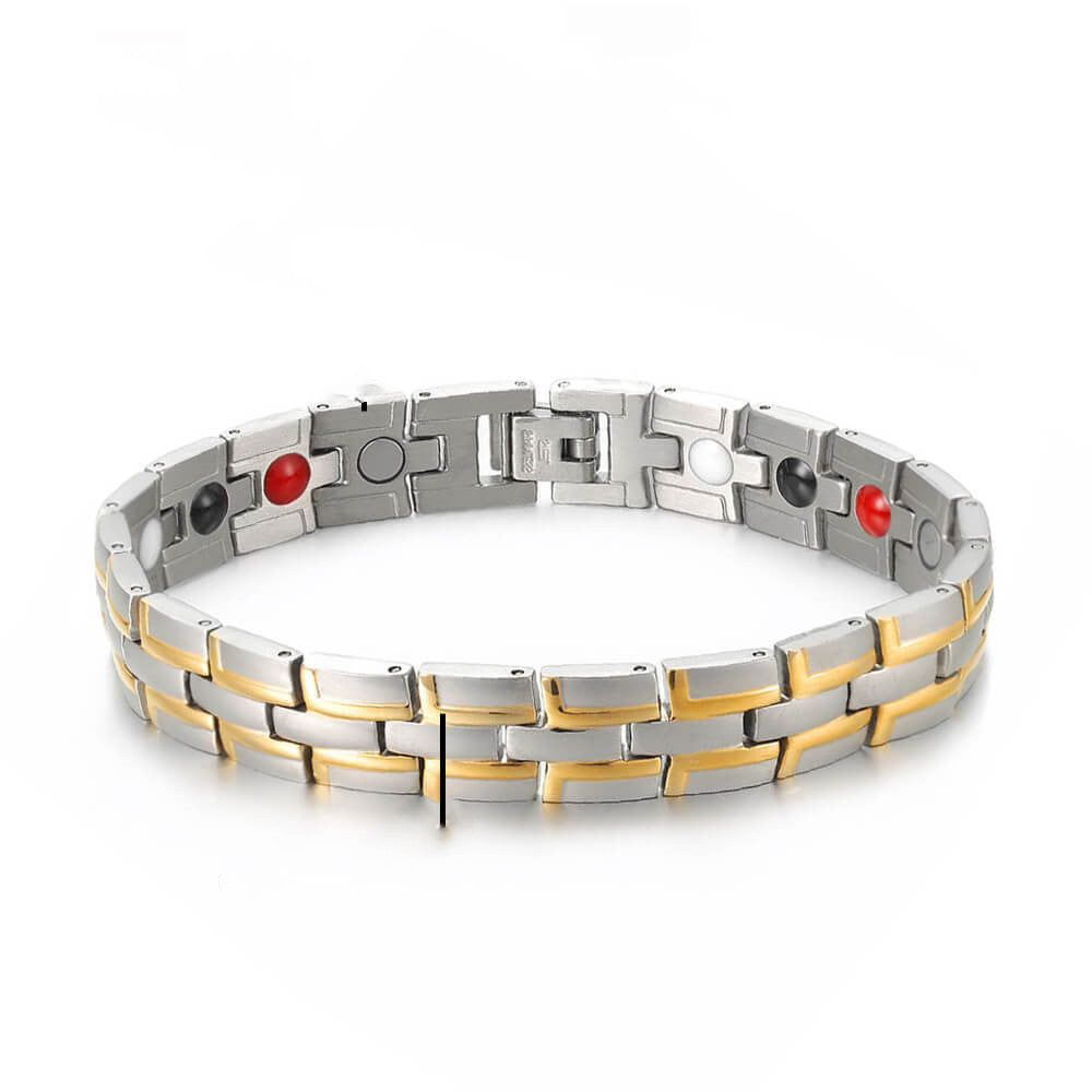 Negative ion magnetic titanium steel bracelet 7655158202440