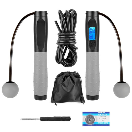 Smart electronic counting skipping rope 765770386700