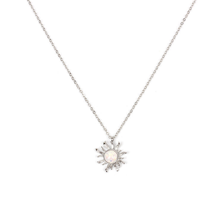 Sun flower opal necklace 7658175479191