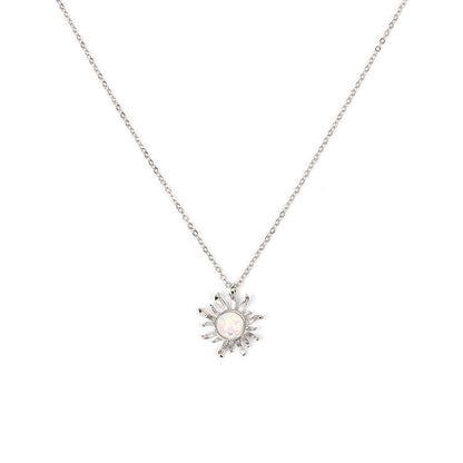 Sun flower opal necklace 7658175479191