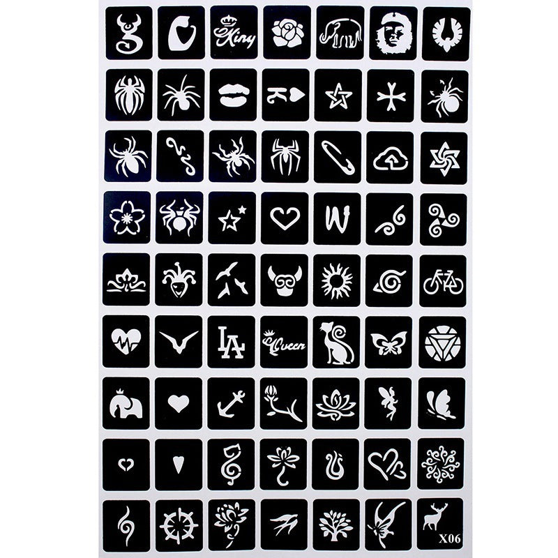 Hollow Tattoo Mold Women's Spray Paint 767279cc 8227 4f17 9ba2 bcd8aa94a5f3