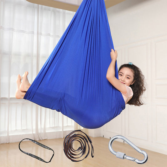 Kids  Cotton Outdoor Indoor Swing Hammock For Cuddle Up To Sensory Child Therapy Soft Elastic Parcel Steady Seat 76764885233