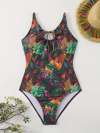 Fashion Women's Printed Triangle Sexy Swimsuit