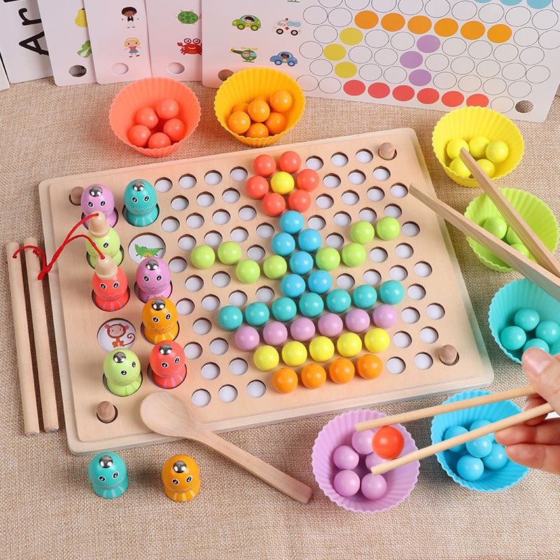 Wooden Fun Children's Early Education Board Game Educational Toys 76828773210107