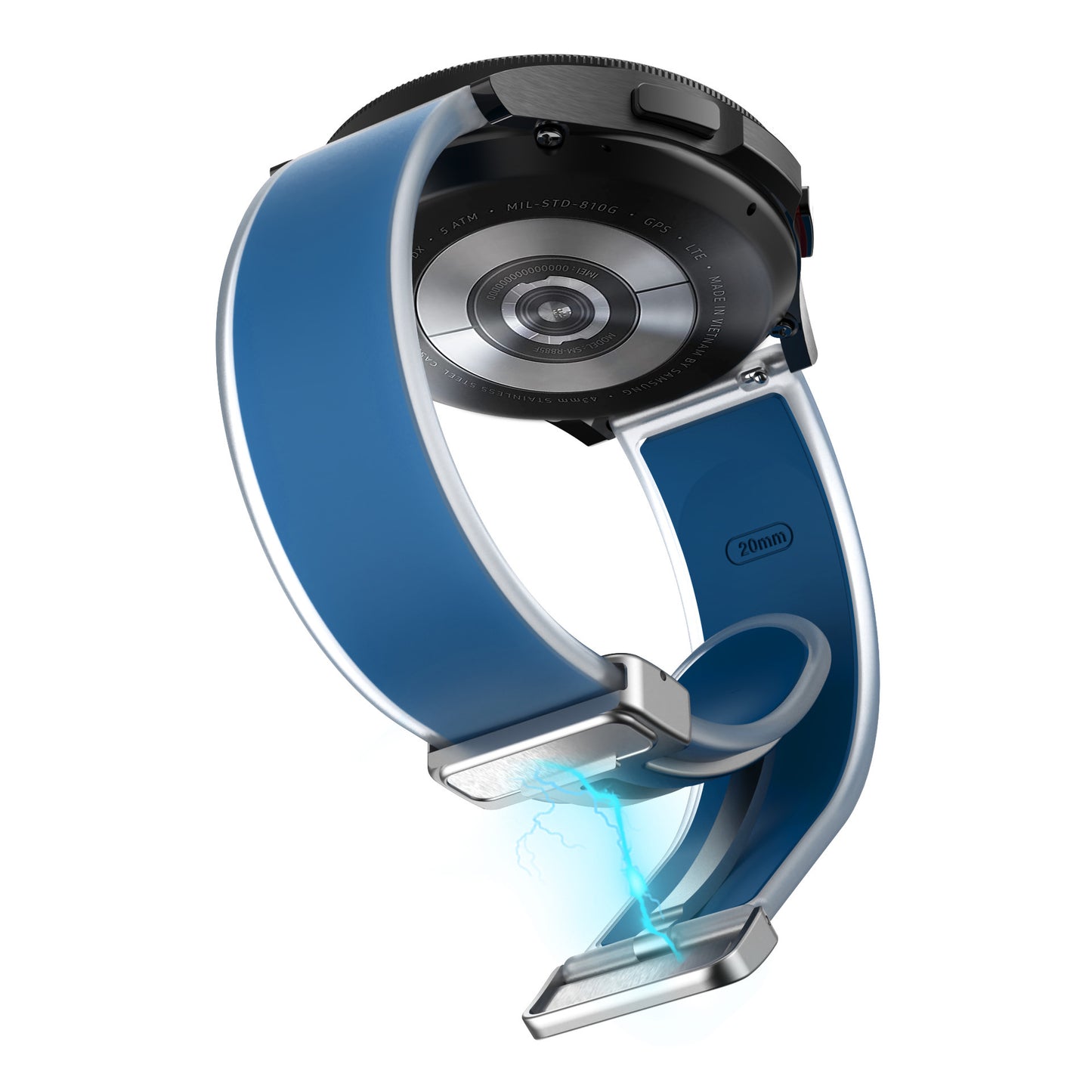 Universal Folding Magnetic Buckle Transparent Silicone Strap 76afd0ca 0107 449e 88fe bb1aaf175718