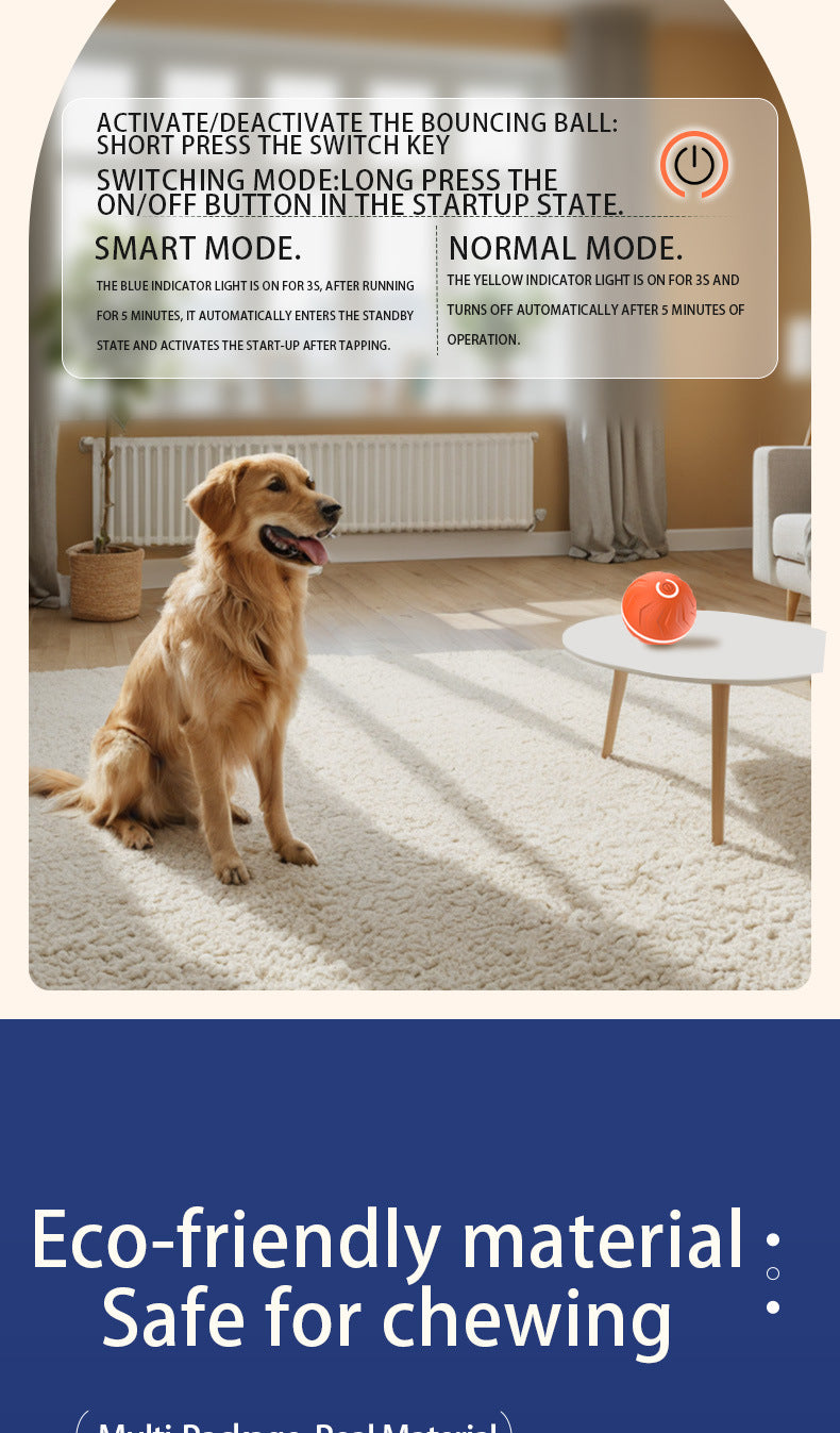 Intelligent Gravity Bouncing Ball Dog Toy Ball