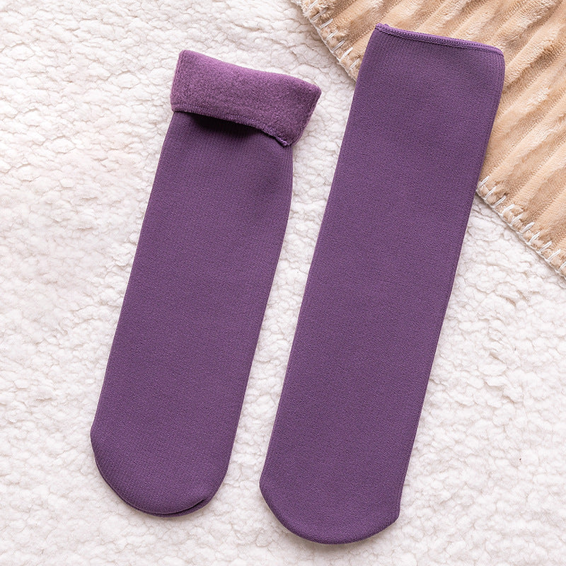 Candy Tube Socks Autumn And Winter Vertical Stripes Cashmere Snow Socks 76d8b6b4 8988 438f b9a1 c4c1ff4794fb