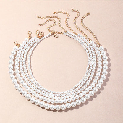Elegant Round  Pearl Necklace Temperament Pearl Necklace 76e1cb70 98a7 4c2d 8774 4370ddc00ad5 b5ce8ef4 8510 4b7a b778 2e232ff