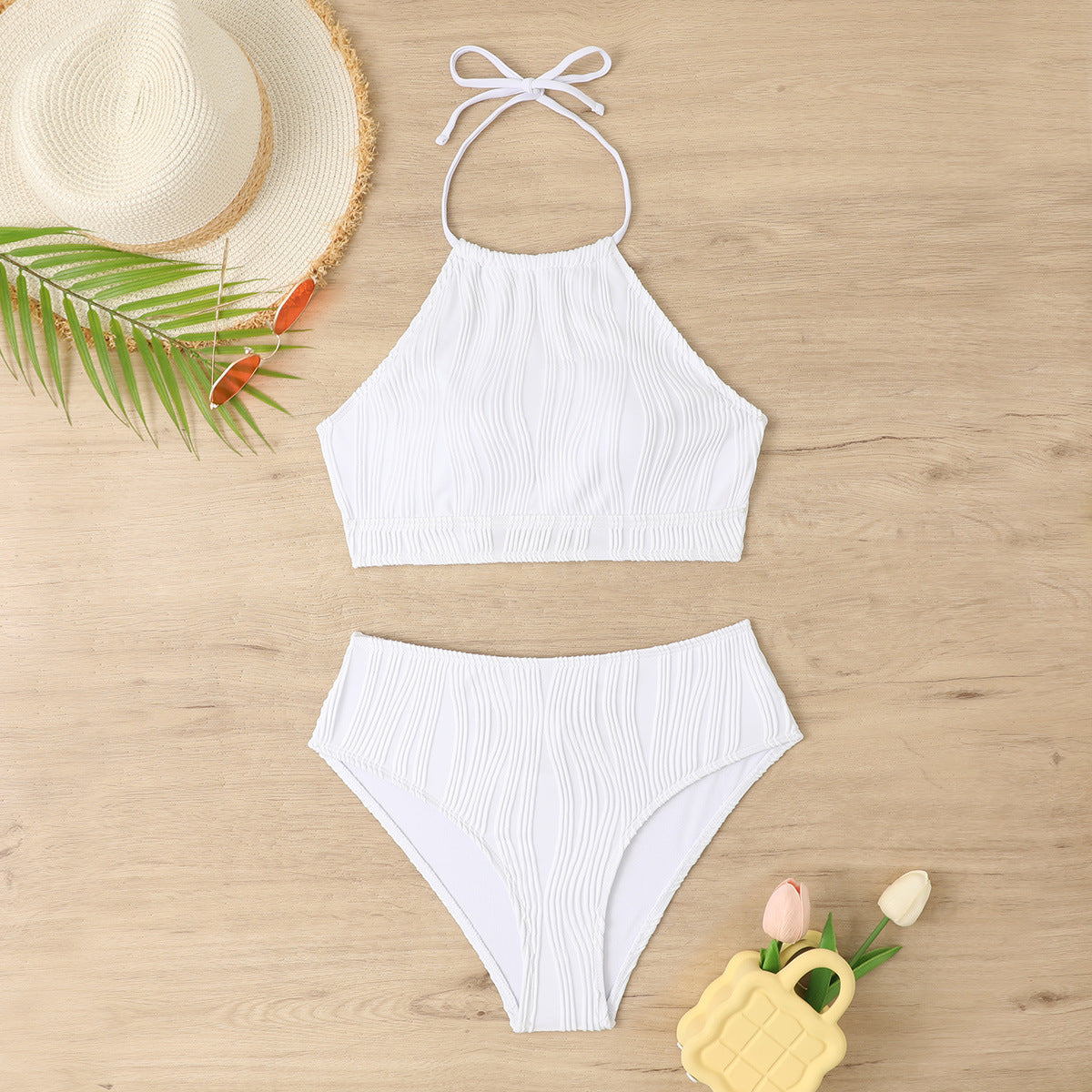 Fashion High Waist Apron Conservative Swimwear 76e25bcb 1348 4c36 a654 ad86860452b7